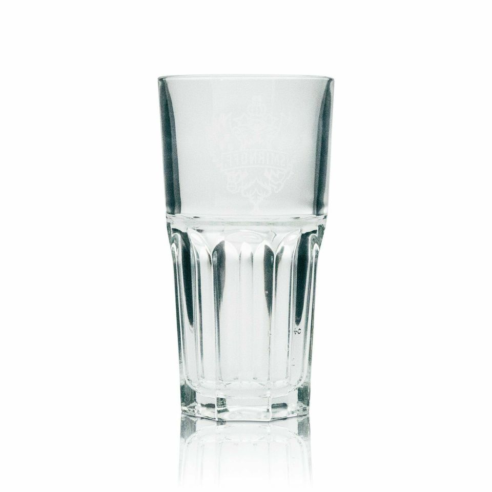 6x Smirnoff Vodka Glas Longdrink Neu Cocktail Gläser weiß Bar in Pforzheim