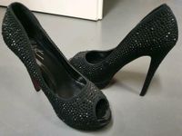 Peeptoes Glitzer schwarz High Heels wie Neu Gr.37 Schleswig-Holstein - Oering Vorschau