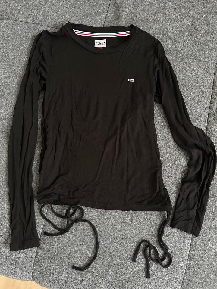 Tommy Hilfiger Jeans crop top Shirt schwarz Y2k 2000s 90s in Paderborn