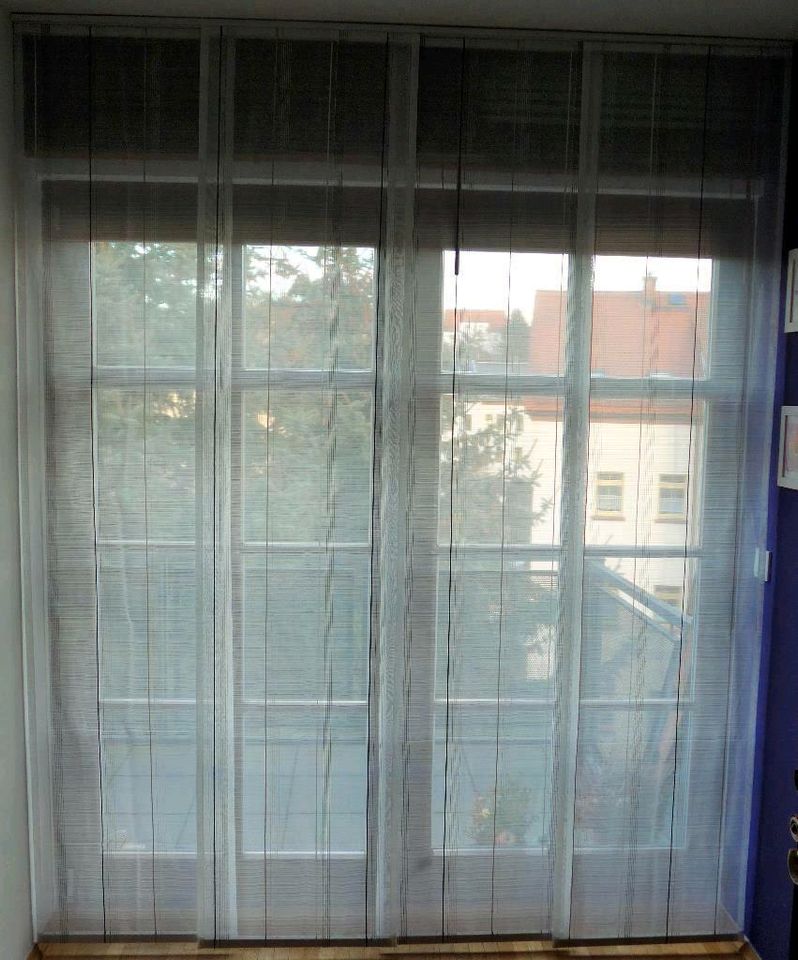 Gardinen Set Schiebegardinen 200x245cm + kleines Fenster 80cm in Zwickau
