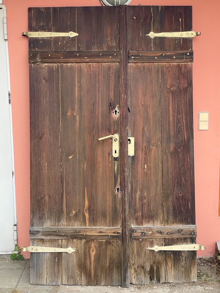 Brettertür Haustür Tür Eingangstür Stalltür in Luckau-Uckro