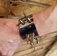 Metall Armband Nietenarmaband Killernieten Punk Schmuck NEU Schleswig-Holstein - Erfde Vorschau