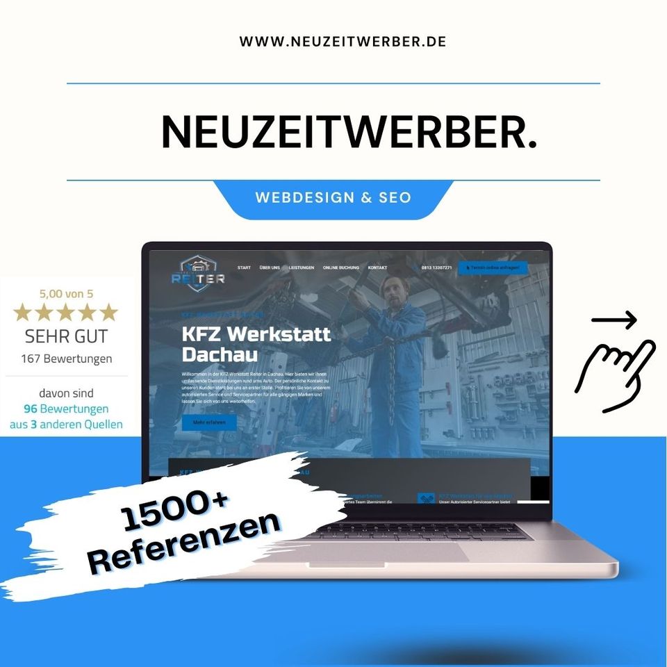 Webseite erstellen professionell & preiswert + Google SEO 2024 | Webdesign | Website | Homepage erstellen | WordPress | Programmierer | UX / UI | Web Agentur in Waiblingen