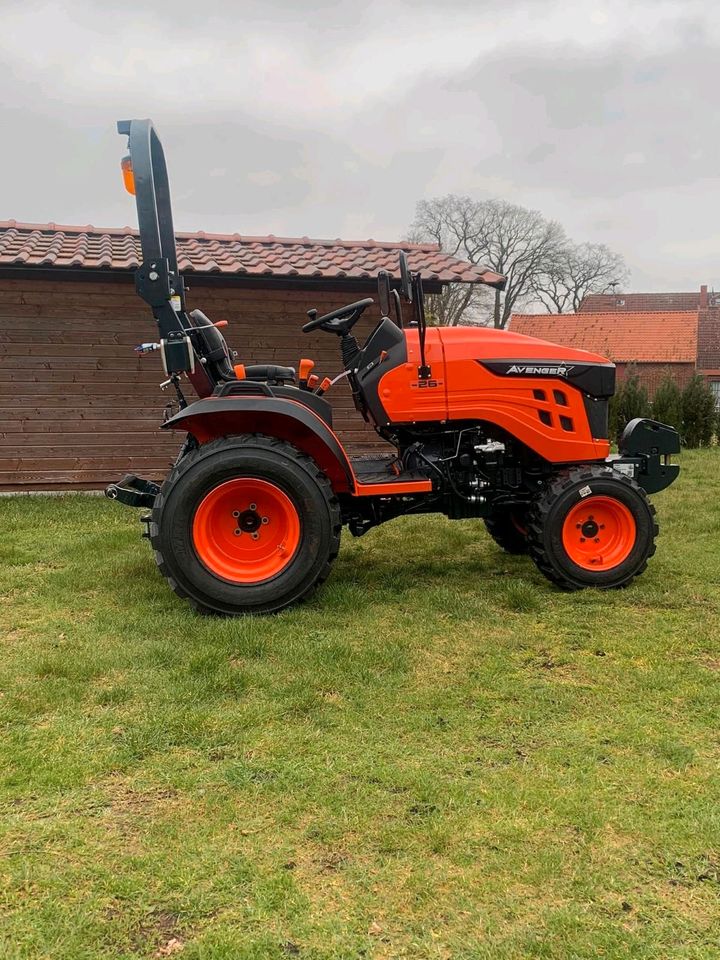 ⭐ NEU BEI UNS⭐ Avenger 26 Hofschlepper mit Industriereifen - 540er Zapfwelle - Kompakttraktor für Hofwirtschaft, Landwirtschaft, Pferdezucht, Gartenbau & Co! - Finanzierung verfügbar in Heemsen