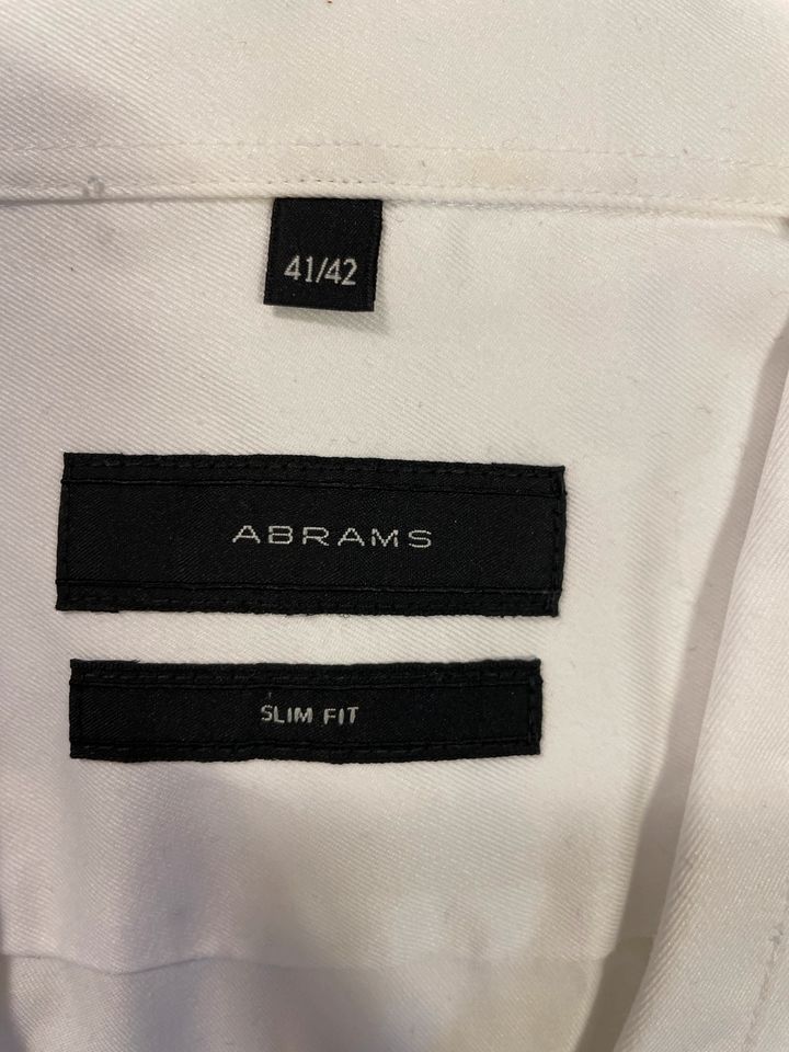 Abrams Hemd weiß in Bargteheide
