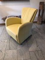 Designer Leder-Sessel, gelb, neuwertiger Zustand Rheinland-Pfalz - Mastershausen Vorschau
