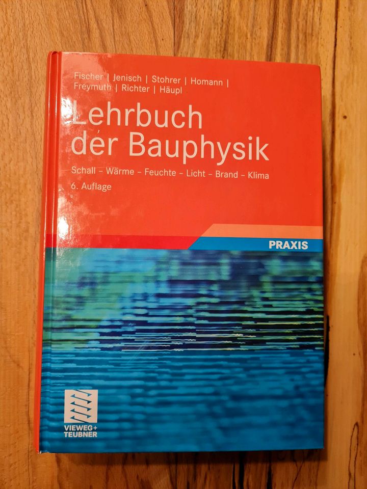 Lehrbuch der Bauphysik - 6. Auflage - Fischer, Jenisch, u. A. in Wiesbaden