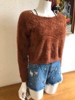 Neu Crop Strickpullover Hoodie Pullover Rostrot Gr.M Hessen - Stadtallendorf Vorschau