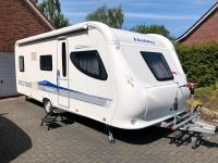 Wohnwagen Hobby la Vita bionda 545 kmf mit Stockbetten Hochbetten Niedersachsen - Hage Vorschau