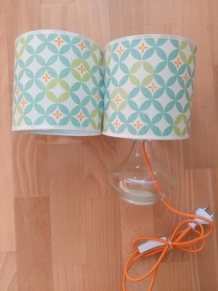 Tischlampe Lampe Lampenschirm Dekoration Glas,gratis Lampenschirm in Plauen