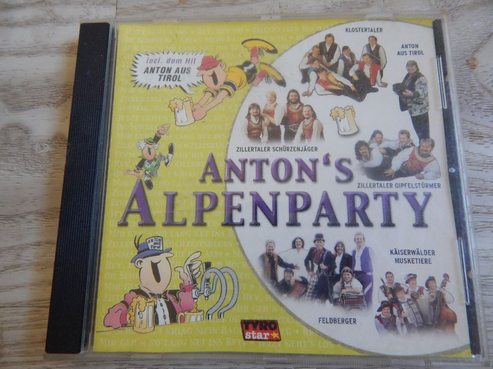 Musik CD Antons Alpenparty in Oberzent