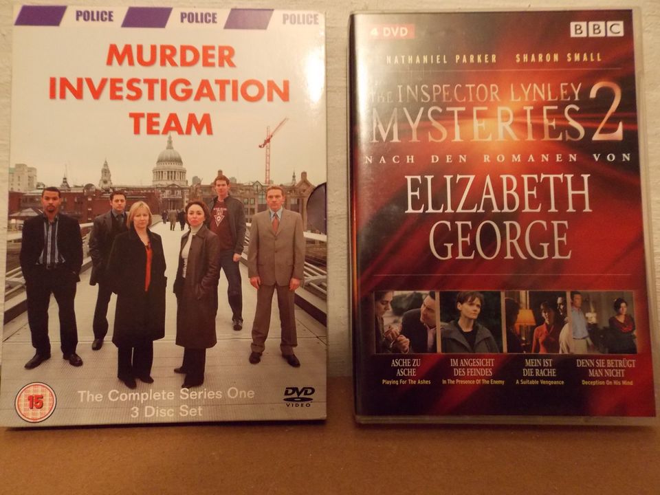 DVDs "Murder Investigation Team" & "Inspector Lynley" in Oberhausen