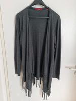 S. Oliver Damenstrickjacke Gr. 42, grau m. Fransen Rheinland-Pfalz - Mommenheim Vorschau