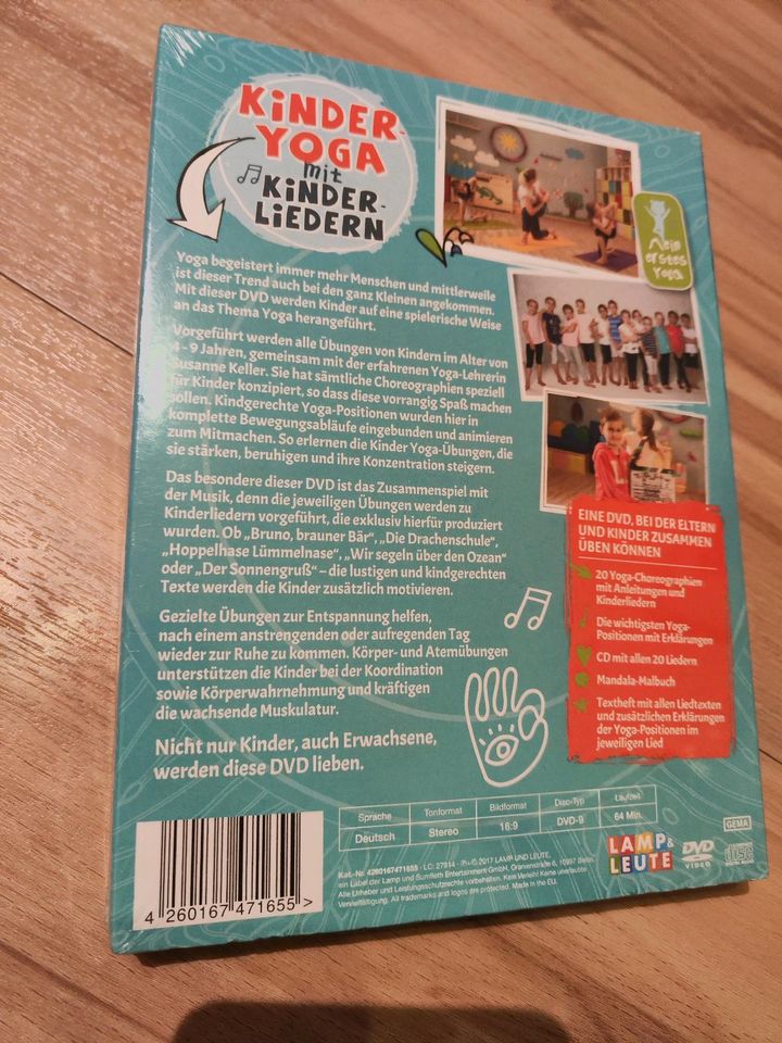 Kinderyoga mit Kinderliedern - Mein erstes Yoga CD+DVD   NEU OVP in Köln