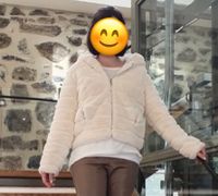 DESY Zweiraum Erlangen Plüschjacke Teddyjqcke Jacke Fell creme Nürnberg (Mittelfr) - Nordstadt Vorschau