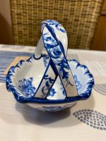 Korb Keramik Blau weiß Schale Anbietschale Deko w. Neu Schleswig-Holstein - Kisdorf Vorschau