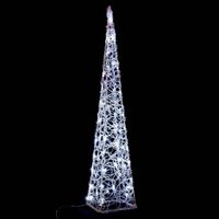 LED Pyramide 90cm f. außen 60 Lichter Acryl Timer Weihnachts-Bele Bayern - Wemding Vorschau