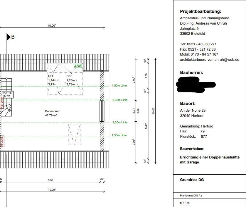 Neubau Haus Doppelhaushälfte Einfamilienhaus Wfl220qm Wfl, 590qm in Herford