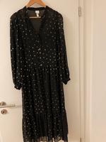 Wunderschönes Maxikleid | langärmelig | schwarz-Gold Bayern - Landshut Vorschau