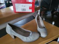 HÖGL bequeme Pumps / Absatzschuhe Stone beige geflochten Gr 38 Thüringen - Bad Lobenstein Vorschau