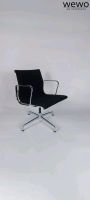 Vitra Charles Eames EA 107  -Chair schwarz  Hopsack  Chrom Niedersachsen - Schüttorf Vorschau