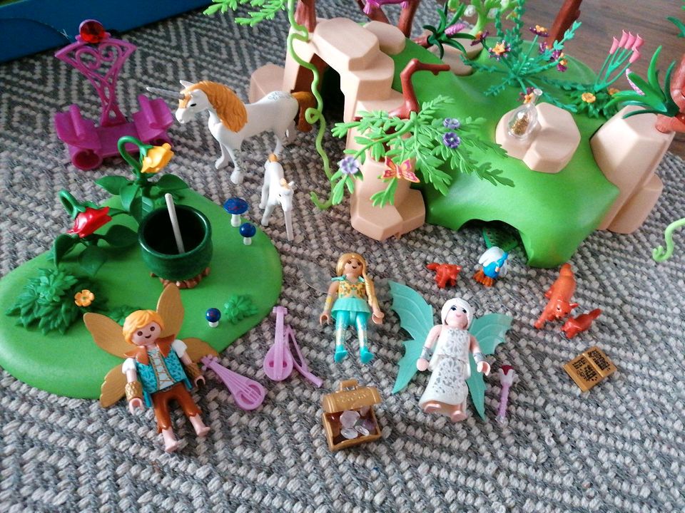 Playmobil Fairies magischer Feenwald 9132, wie neu in Linz am Rhein