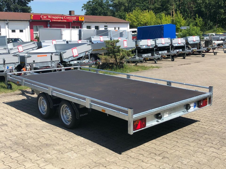 ⭐️ Eduard Auto Transporter 2700 kg 406x200cm Reling Rampen 63 in Schöneiche bei Berlin