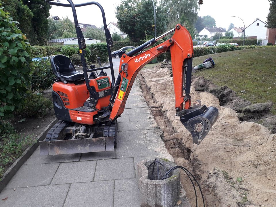 GaLaBau Holzbau Rollrasen Minibagger Gartenpflege Heckenschnitt in Hamburg