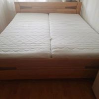 Schlafzimmerbett mit Matratzen und Lattenroste Hessen - Wolfhagen  Vorschau