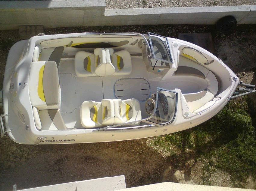 ☀️ ❤️ Sportboot Fourwinns Bowrider Boot mit Trailer  Yacht in Erbach