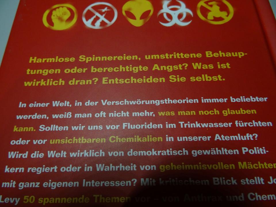 Verschwörungs Theorien , Geheim  Gesellschaften, Joel Levy in Stuttgart