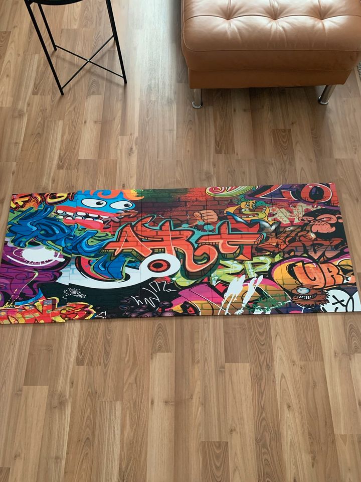 Graffiti Bild 5 teilig,  150 x 60 cm in Wiesbaden