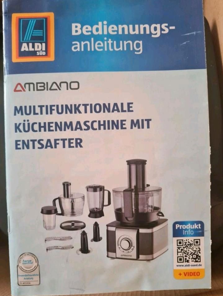 Multifunktionale Küchenmaschine Ambiano Aldi in Mudersbach