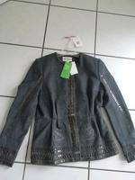 H&M Blazer Jacke Wolle Grau Gr. 36 / S Stickerei NEU mit Etikett Hessen - Lich Vorschau