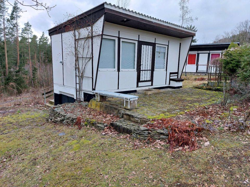 Bungalow an der Hohenwartetalsperre, ca. 350m bis zum Wasser in Pössneck