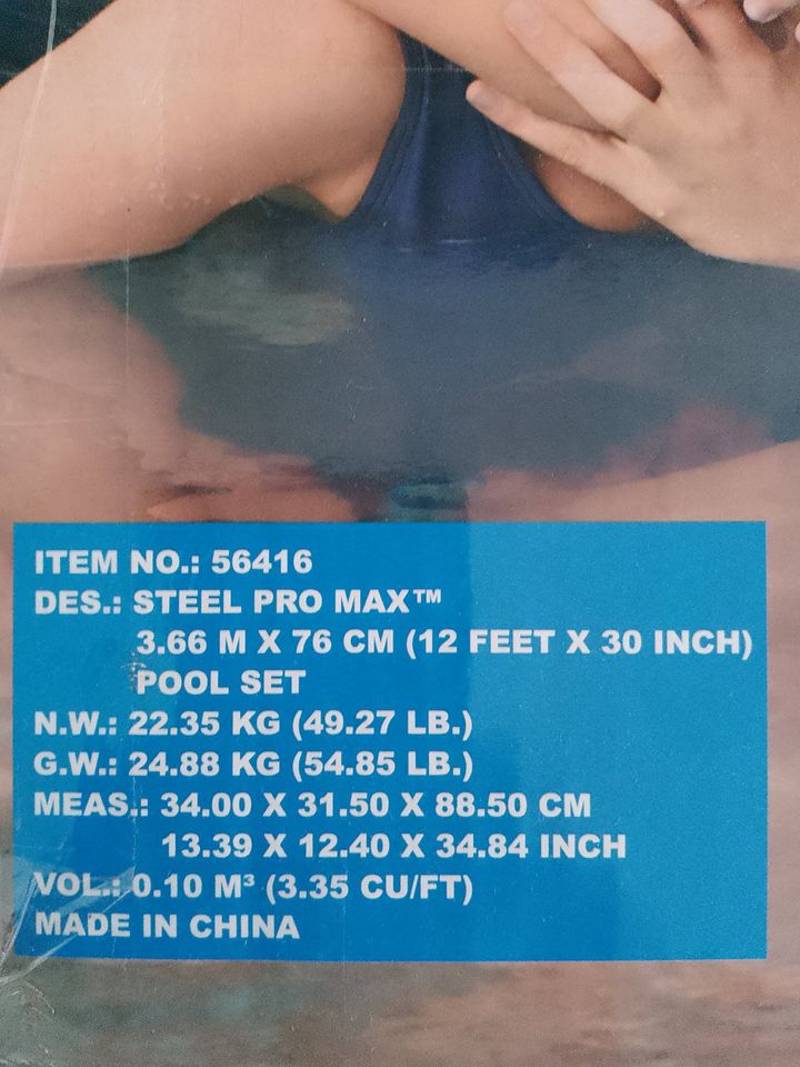 Pool-Set Bestway Steel Pro Max Frame 366x76 mit Pumpe NEU/OVP in Mönchengladbach