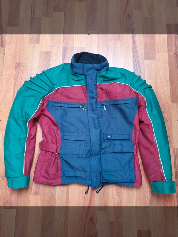 BMW Goretex - Motorradjacke, Gr. 48, Farbe blau,/grün/rot in Groß Grönau