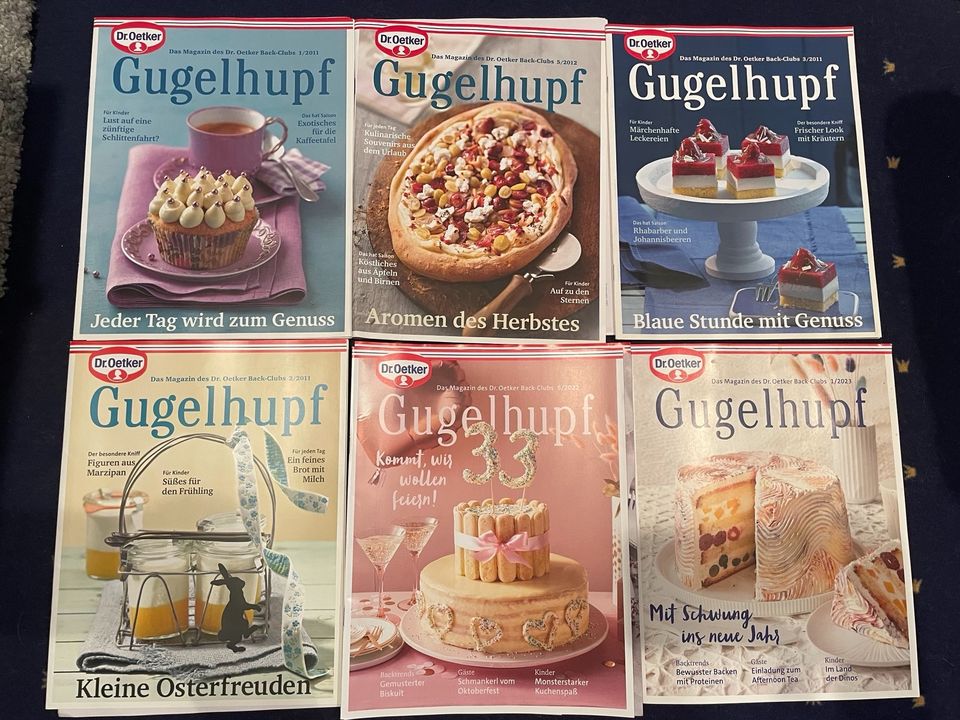 Viele Dr. Oetker Gugelhupf Magazin Zeitschrift Hefte wie neu in Köln