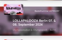 Lollapalooza Berlin Sonntag 08.09.24 einfaches Ticket Rostock - Südstadt Vorschau