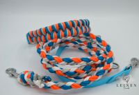 Hundeset, Hundeleine, Halsband aus Paracord &Biothane orange/blau Bayern - Augsburg Vorschau