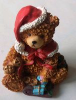 Weihnachtsteddy, Keramik Teddybärenfigur, Teddykeramikfigur Hessen - Dieburg Vorschau