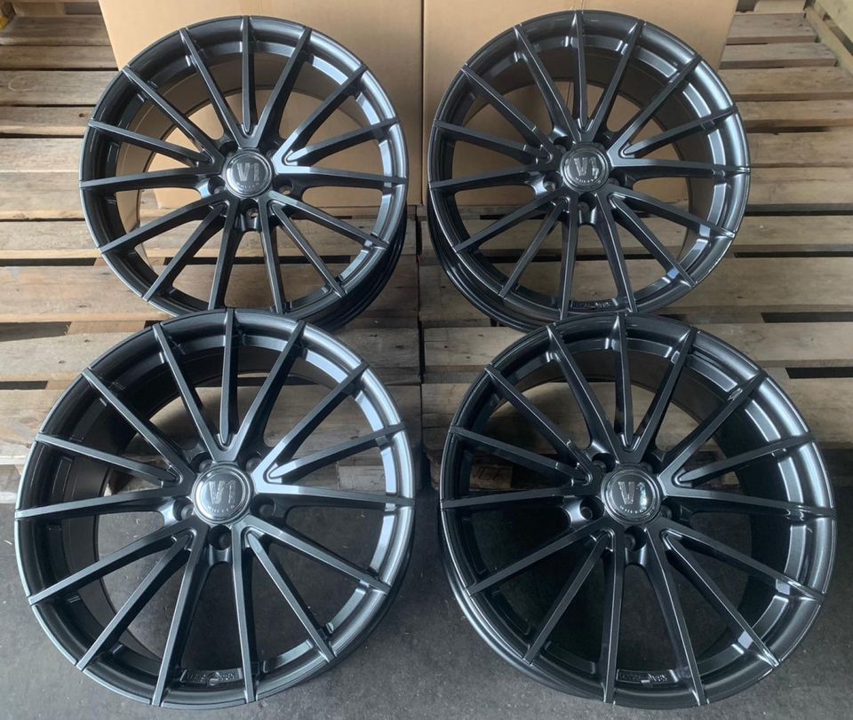 V1 Wheels V2 Felgen 18 Zoll Grau für Aiways U5 Audi A4 8D B5 8E 8H B6 B7 QB6 B8 8K B9 F4 A5 B8 8K A6 4B 4F 4G Avant F2 C8 A7 4G A8 4E 4H F8 Q2 GA Q3 Q5 8R FY TT 8J 8S MG EHS MG4 ZS EV MG5 ET35 5/112 in Rodgau