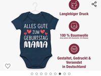 Babybody 74 Geburtstag Mama Sachsen-Anhalt - Halle Vorschau