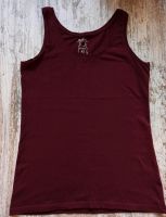 BASIC Tank-Top Shirt 42 XL rot weinrot stretch KIK Leipzig - Dölitz-Dösen Vorschau