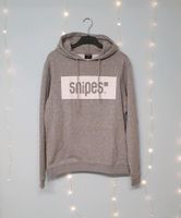 Snipes Hoodie grau / weiß | Box Logo | Pullover Niedersachsen - Papenburg Vorschau