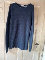 Basic Pulli Pullover lang  blau meliert selected homme Sachsen-Anhalt - Arnstein Vorschau