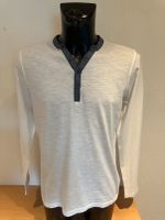 Langarm Shirt Pulli Gr. M L Weiß Jeans Knopfleiste V Ausschnitt Niedersachsen - Nordhorn Vorschau