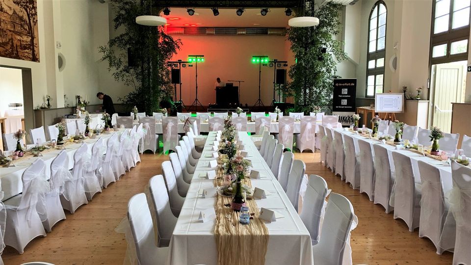 ✔️ DJ mit fairen Preisen für eure Hochzeit | Hochzeitsfeier in Erfurt, Gotha, Weimar, Eisenach, Jena, Sömmerda, Bad Langensalza, Mühlhausen & ganz Thüringenuiequ in Erfurt