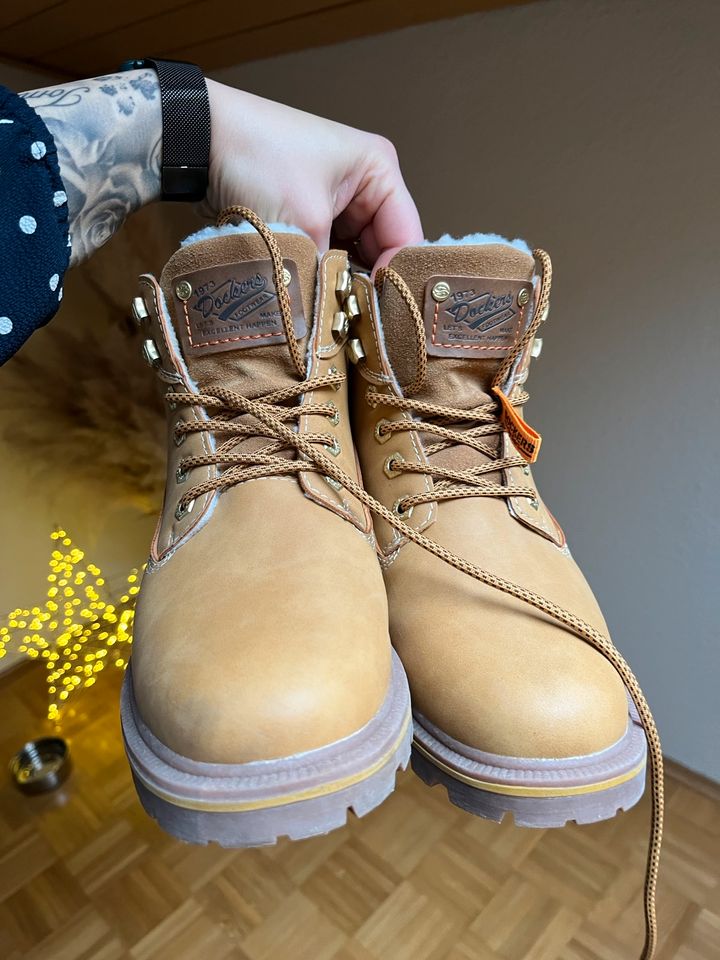 Dockers by Gerli Winterboots in Beige in Brüggen