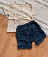 Musselin Set T-Shirt und Shorts gr 98 Mühlhausen - Freiberg Vorschau